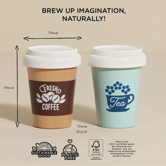 Le Toy Van - Tea & Coffee Reusable Eco Cups