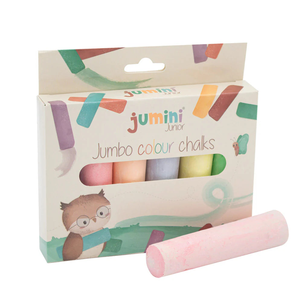 Jumini Jumbo Colour Chalks (box of 6)