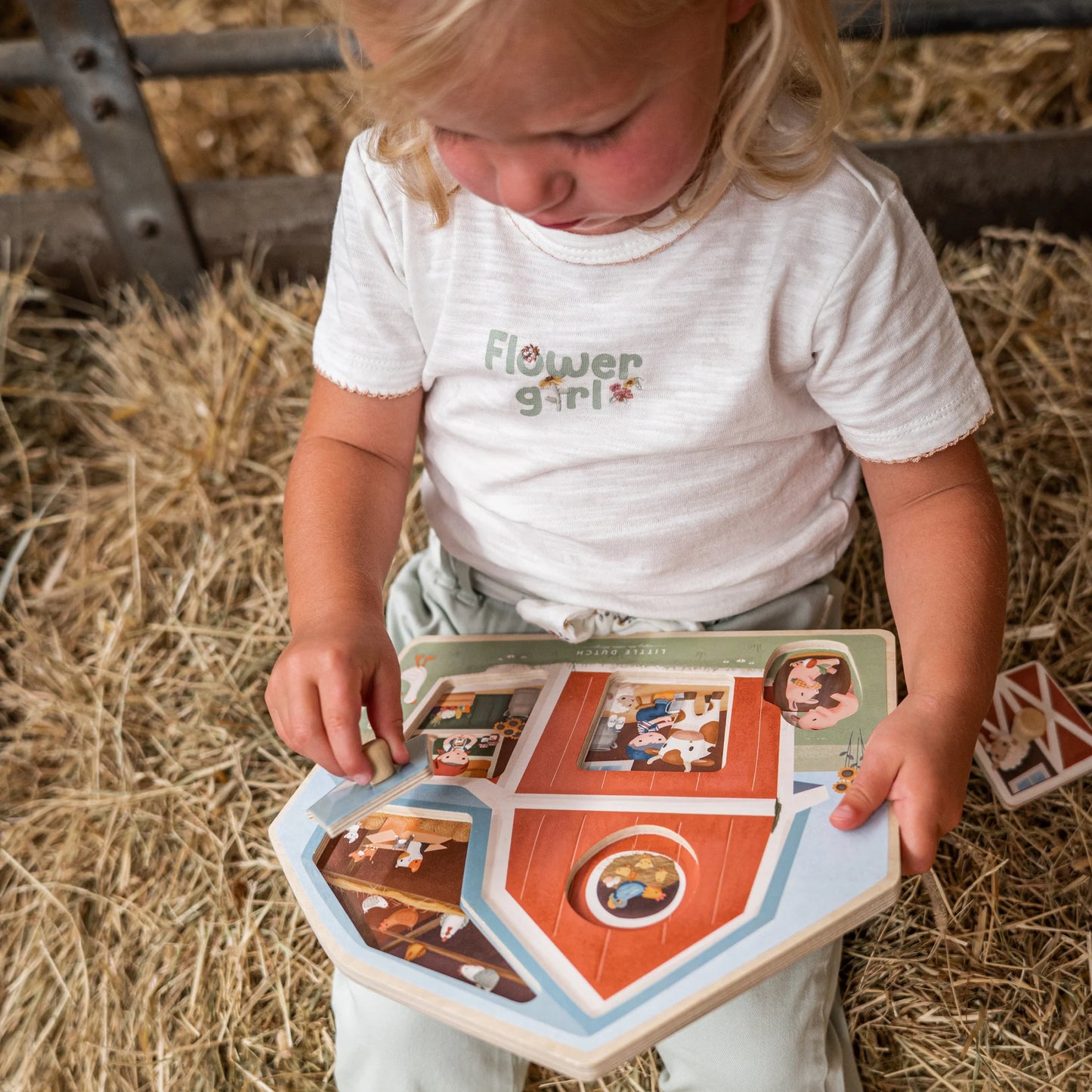 Little Dutch Wooden Puzzle - Farm