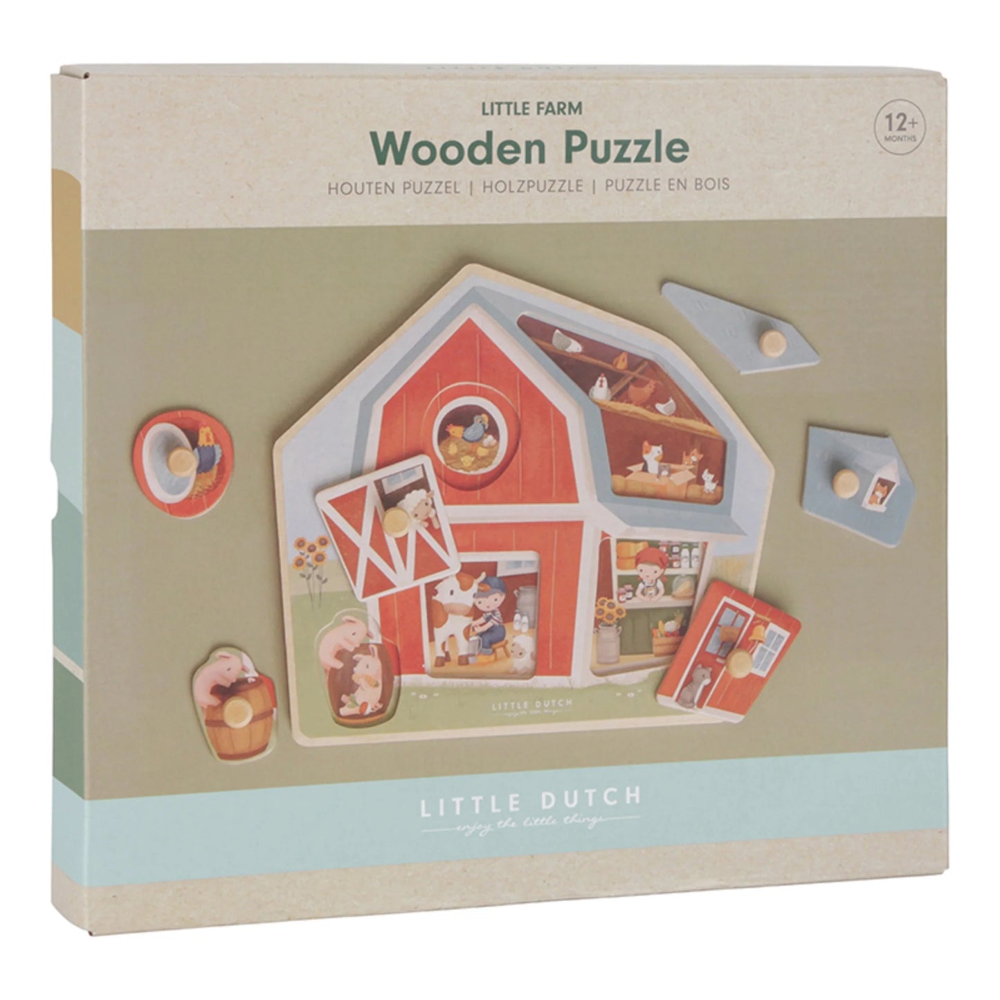 Little Dutch Wooden Puzzle - Farm