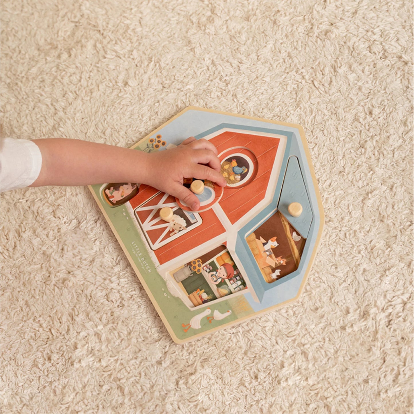 Little Dutch Wooden Puzzle - Farm