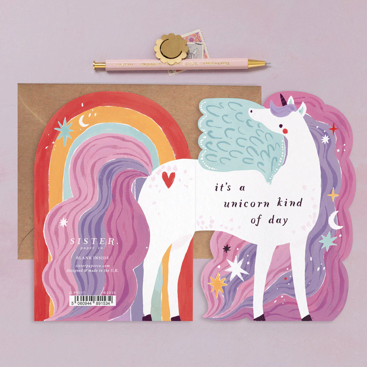 Sister Paper Co Unicorn Birthday Cards