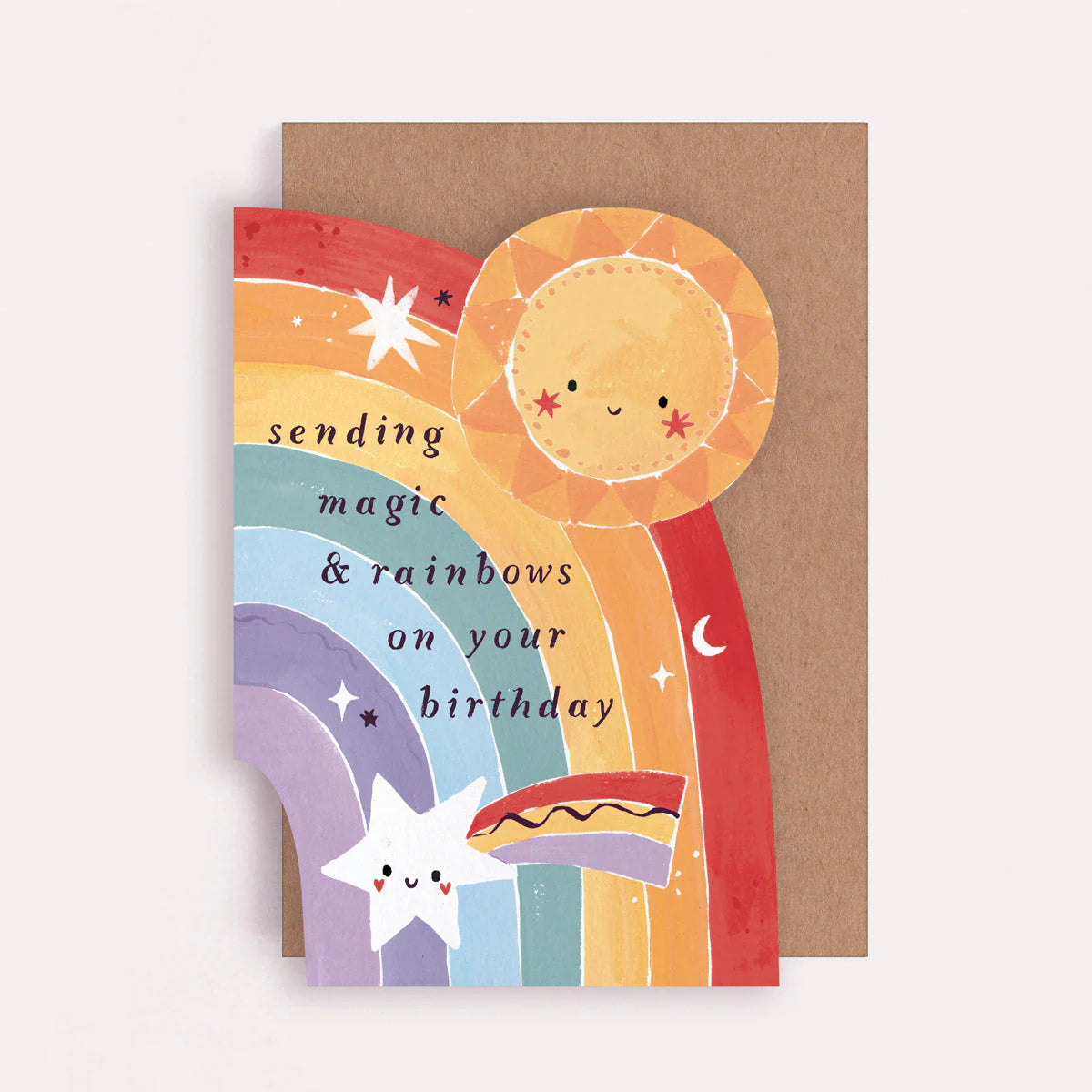 Sister Paper Co Rainbow Birthday Card