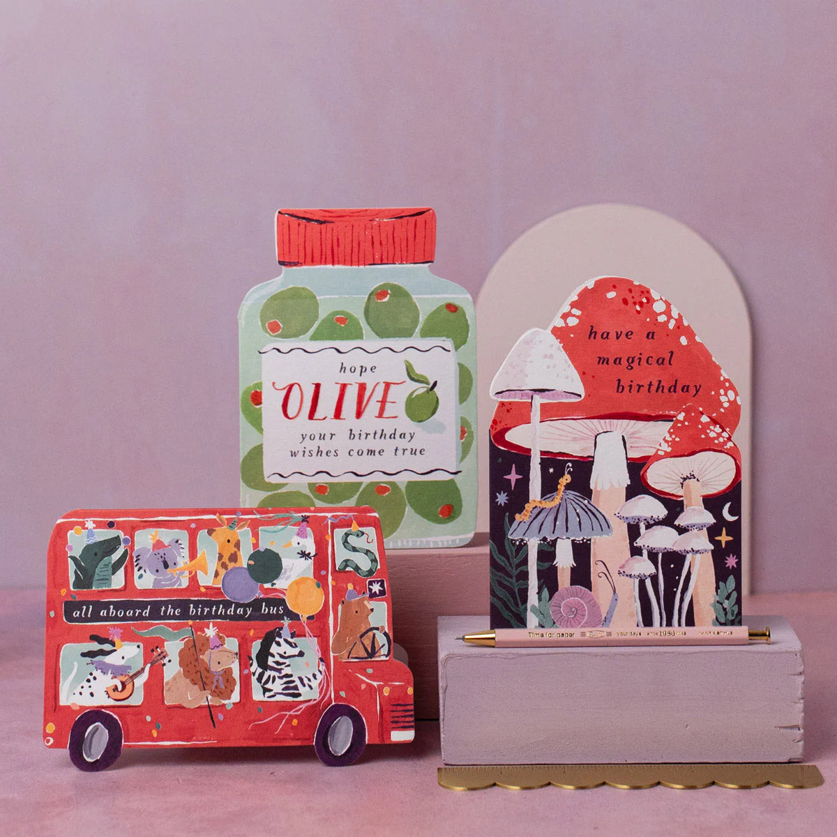Sister Paper Co Party Bus Birthday Card