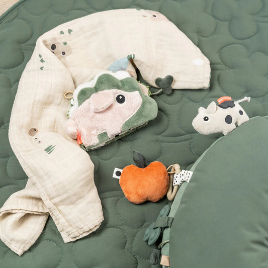 Done By Deer Tummy Time Activity Pillow - Tiny Farm