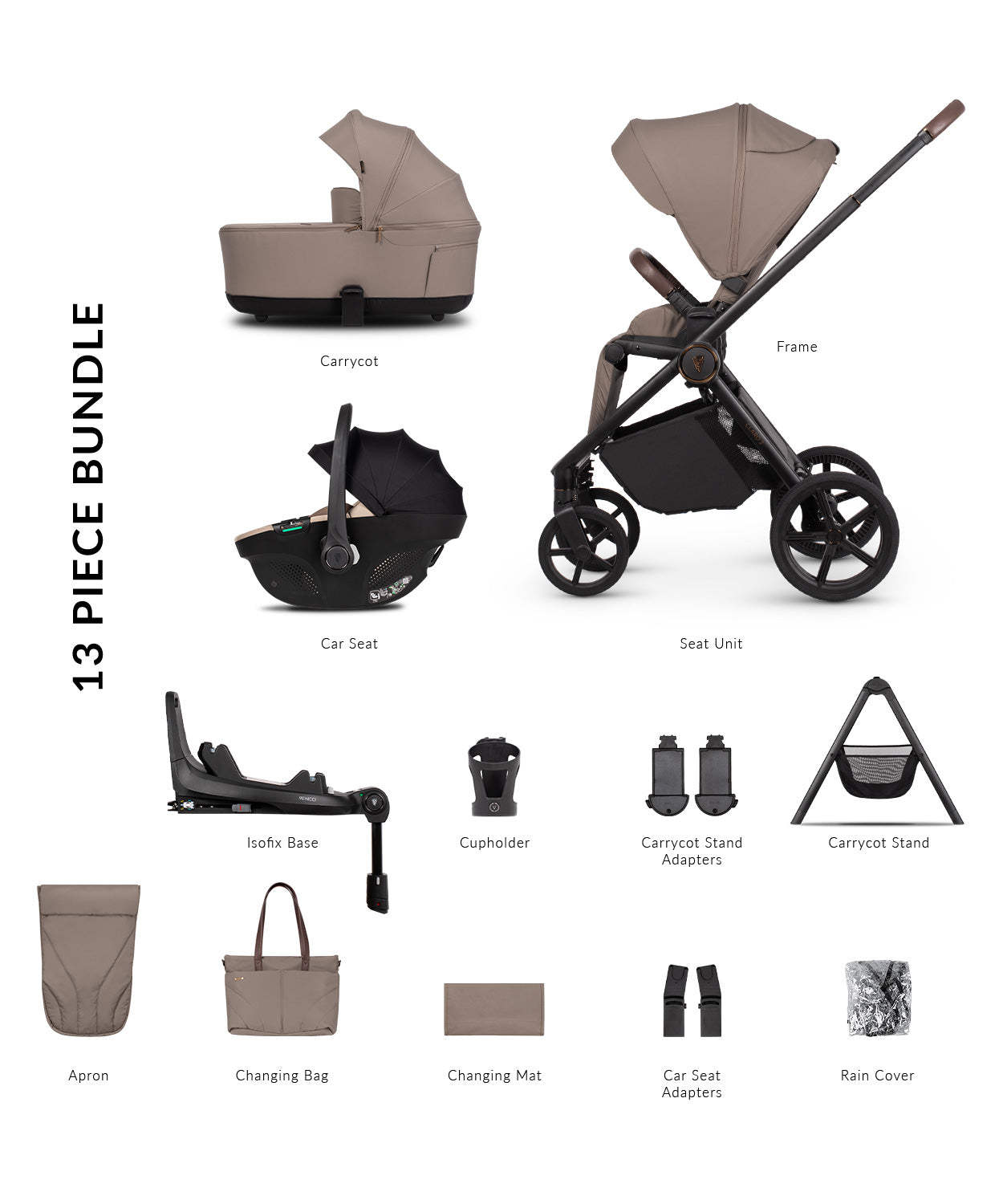 Venicci Claro 2 Ultimate Bundle (4 in 1 plus) Travel System