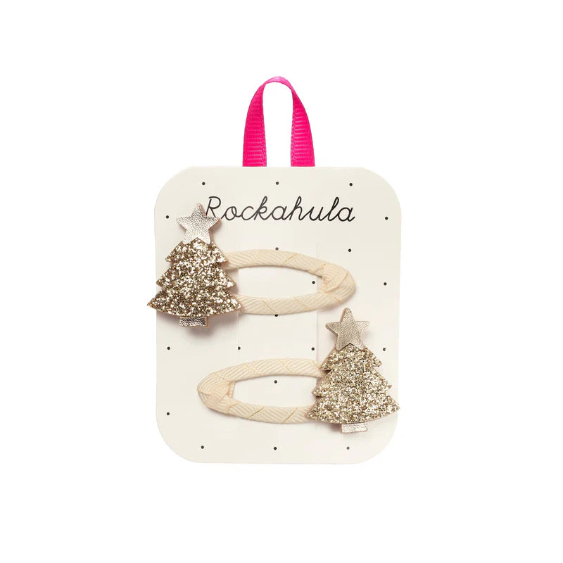 Rockahula North Pole Christmas Tree Hair Clips