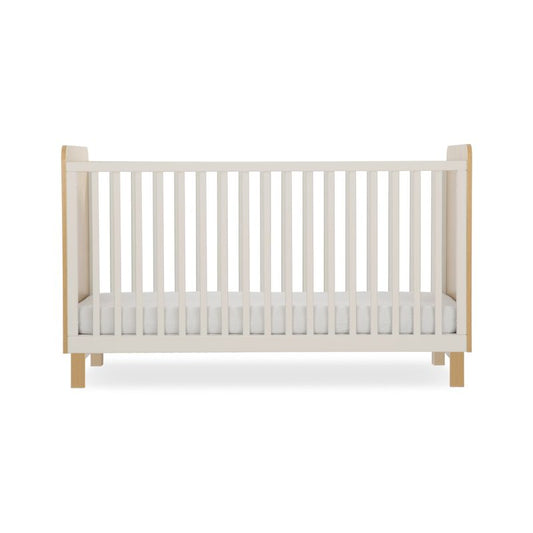CuddleCo Remi Cot Bed - Oak & Cashmere