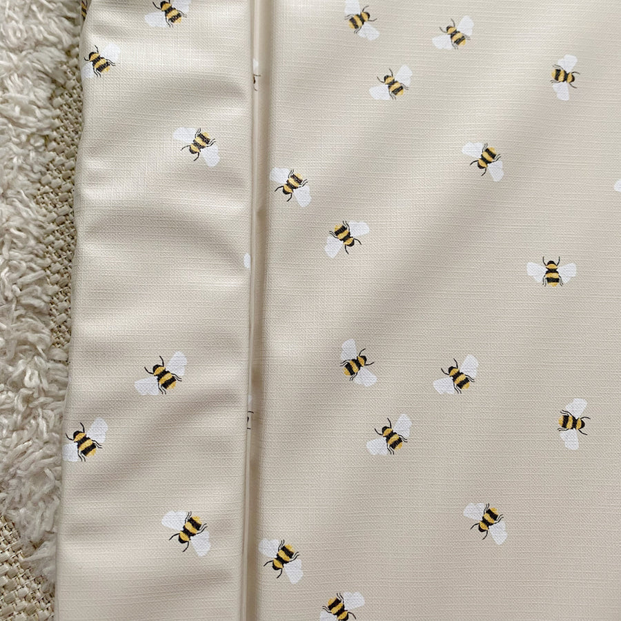 Bobbin and Bumble Baby Changing Mat - Bee Print