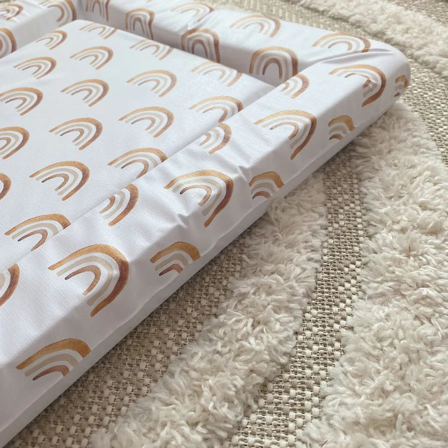Bobbin and Bumble Baby Changing Mat - Boho Rainbow