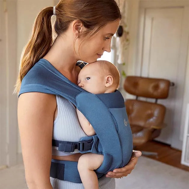 ergobaby Embrace Newborn Carrier Soft Mesh - Blue