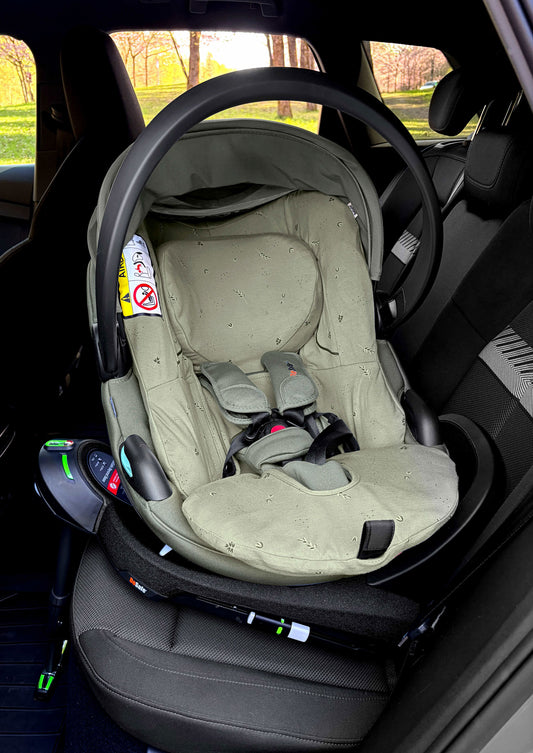 BeSafe Child Seat Cover Go Beyond - Green Leaf