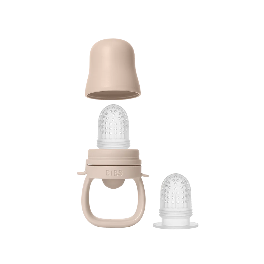 BIBS Silicone Baby Feeder - Blush