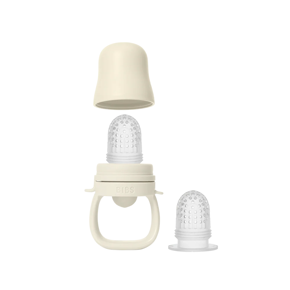 BIBS Silicone Baby Feeder - Ivory