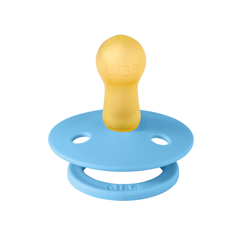 BIBS Colour Pacifier 2 Pack Latex - Mushroom/Breeze