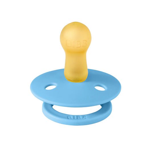 BIBS Colour Pacifier 2 Pack Latex - Mushroom/Breeze