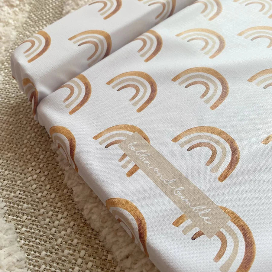 Bobbin and Bumble Baby Changing Mat - Boho Rainbow