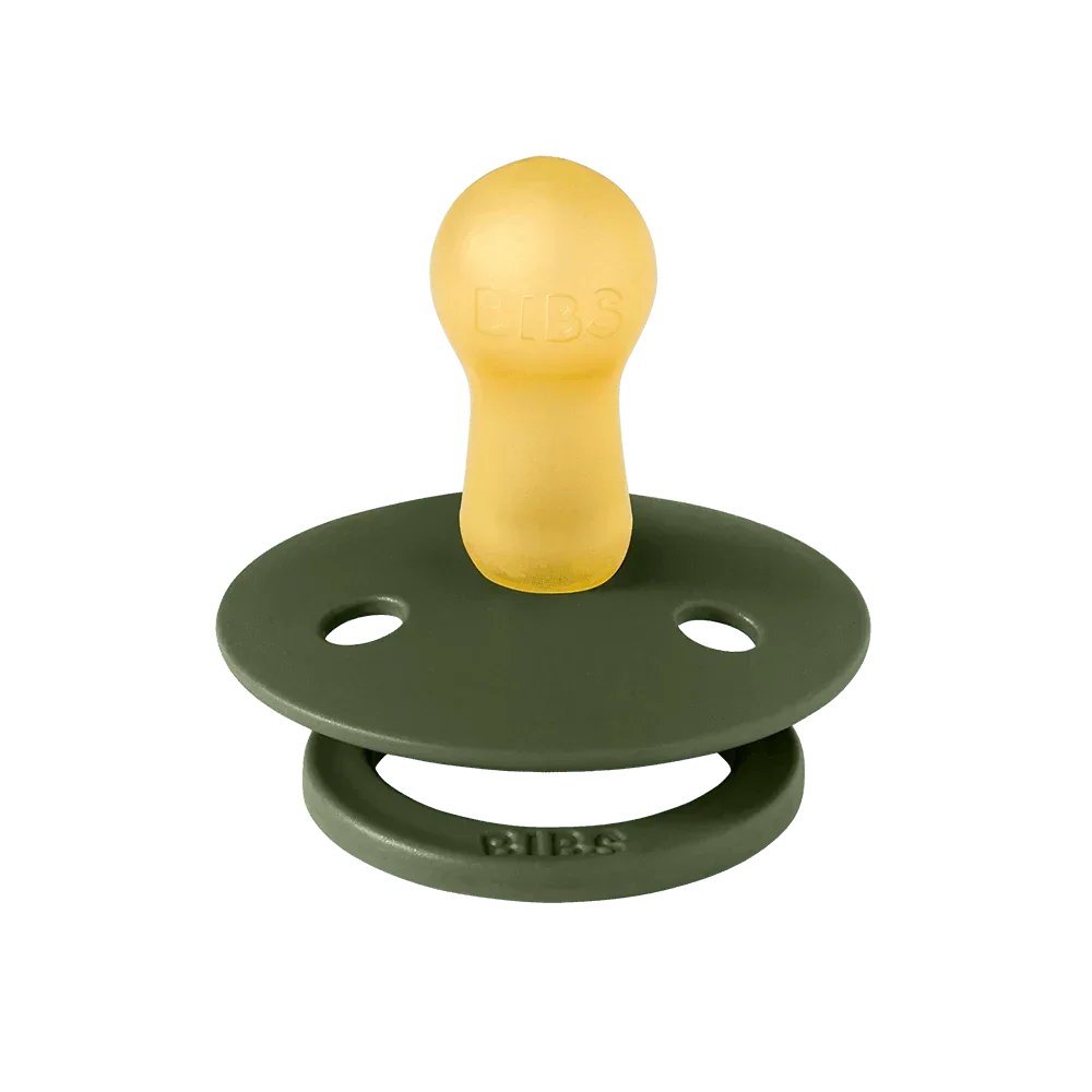 BIBS Colour Holiday Leaf Dummies 2 Pack - Sage/Hunter Green