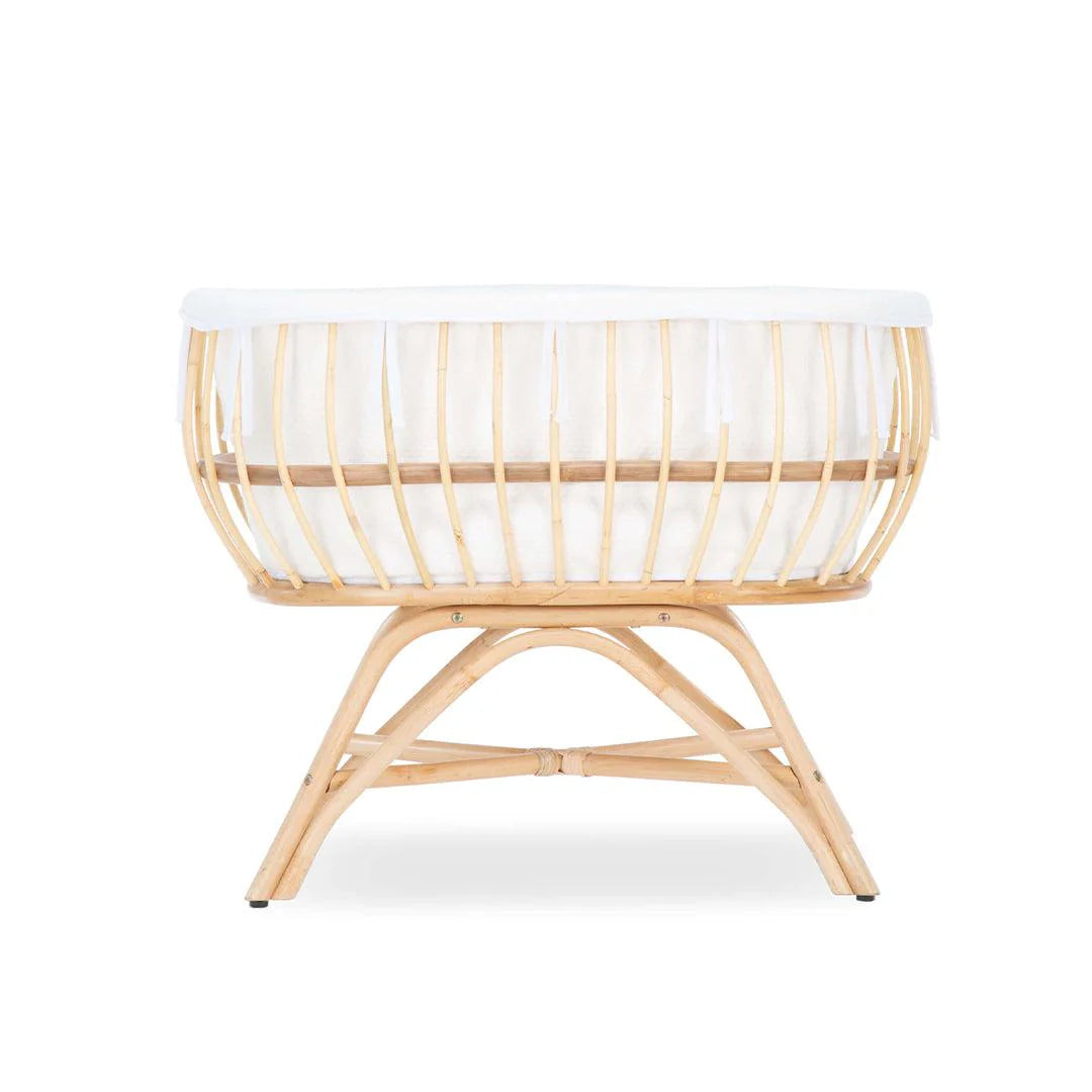 CuddleCo Aria Rattan Crib