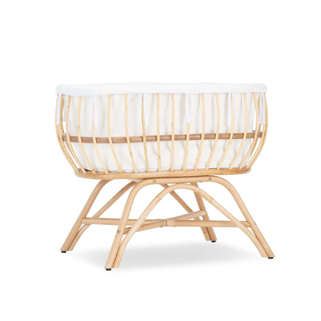 CuddleCo Aria Rattan Crib