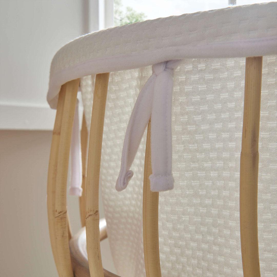 CuddleCo Aria Rattan Crib