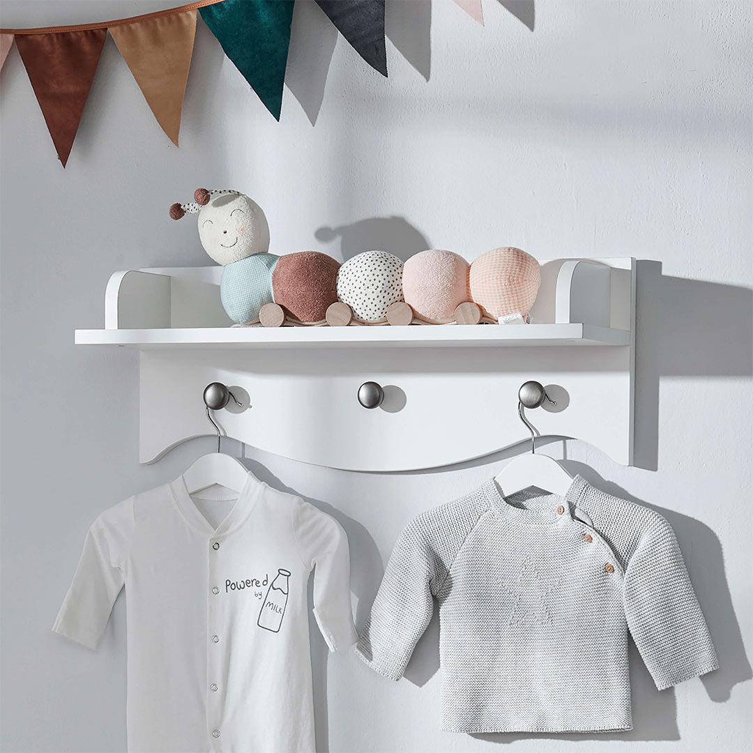 CuddleCo Clara Nursery Wall Shelf - White