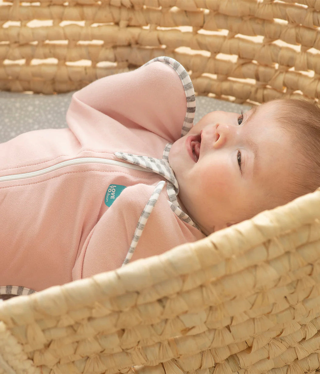 Love To Dream Swaddle Up - Dusty Pink 1 Tog