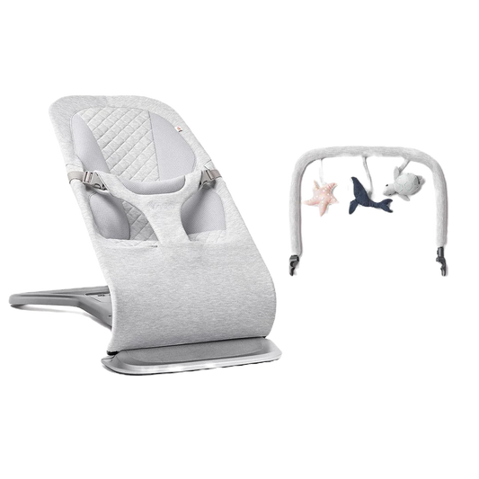 Ergobaby Evolve Baby Bouncer + Toy Bar image 1