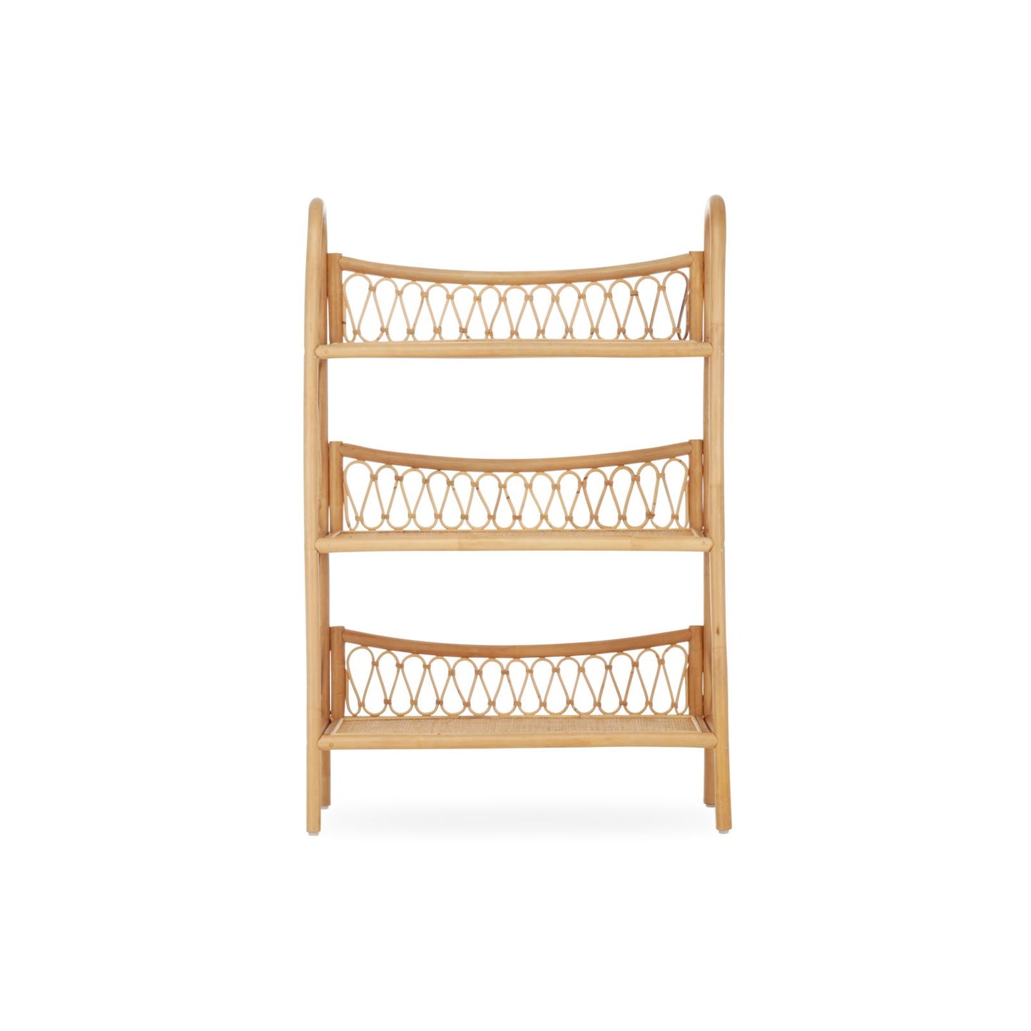 CuddleCo Aria Rattan 3 Tier Shelving Unit
