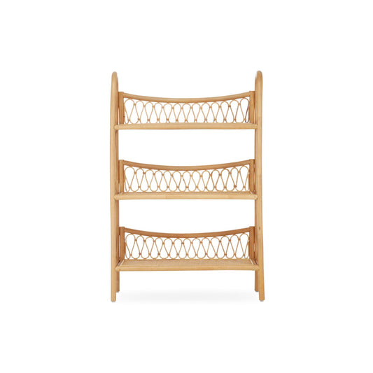 CuddleCo Aria Rattan 3 Tier Shelving Unit