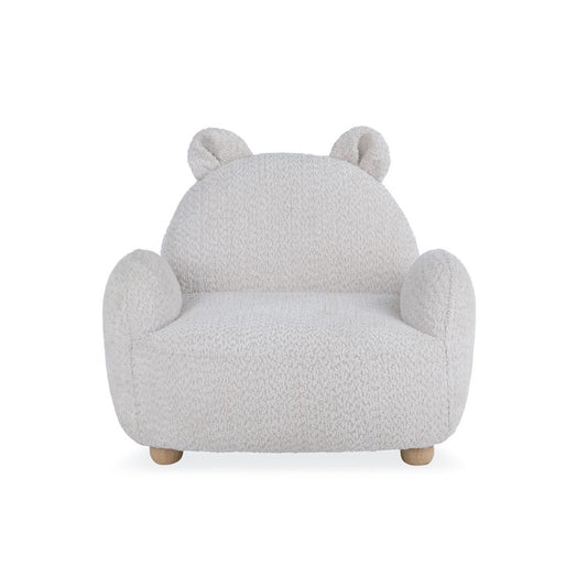 CuddleCo Etta Bear Kids Chair - Boucle Mushroom