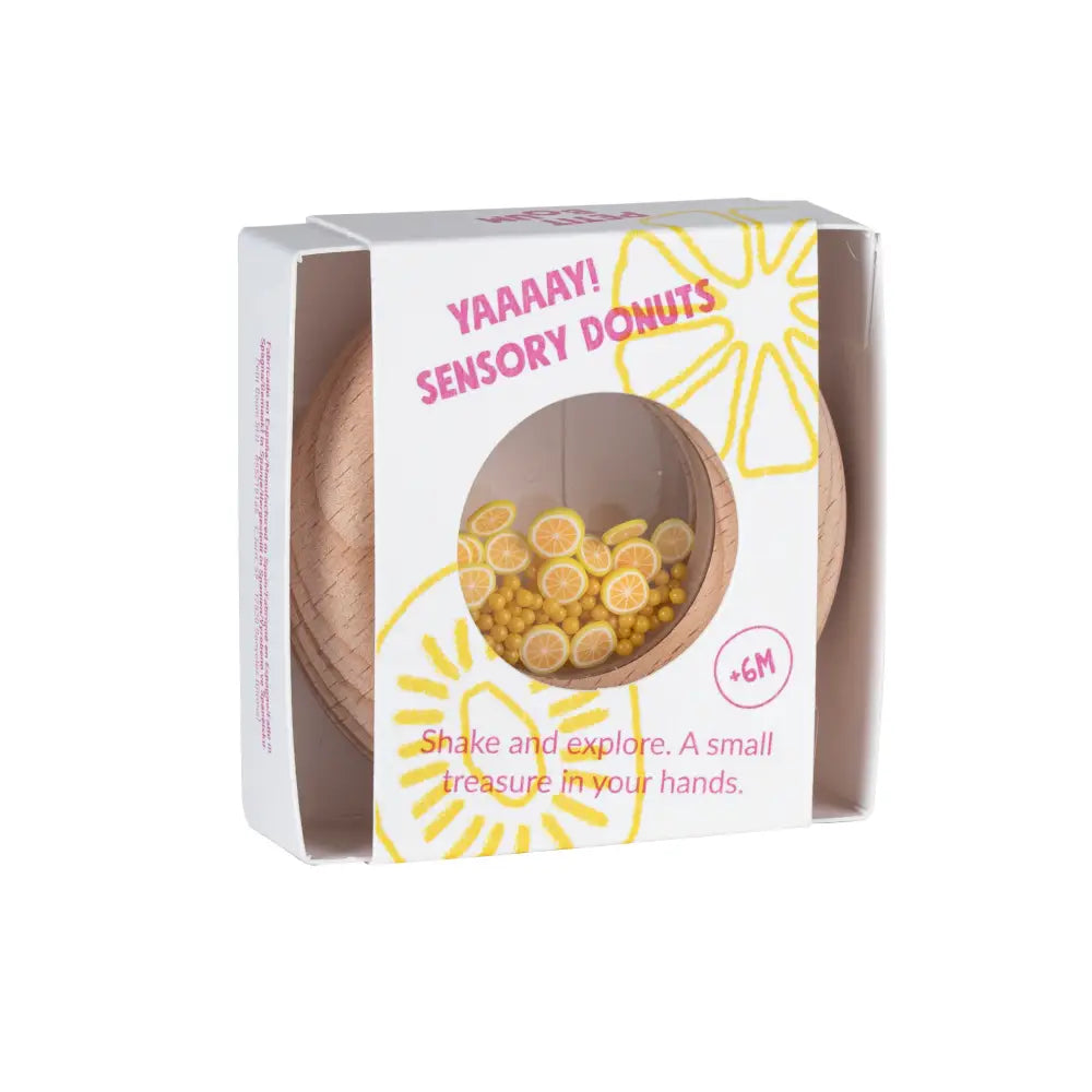 Petit Boum Sensory Donut - Lemons