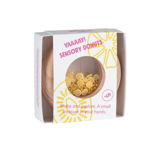 Petit Boum Sensory Donut - Lemons