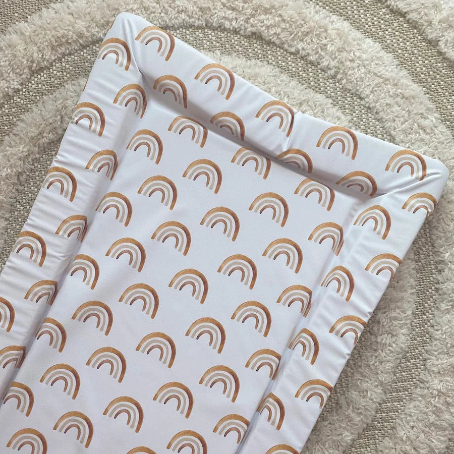 Bobbin and Bumble Baby Changing Mat - Boho Rainbow