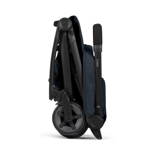 Joolz Aer2 Compact Pushchair with Bumper Bar - Dark Navy Blue/Black