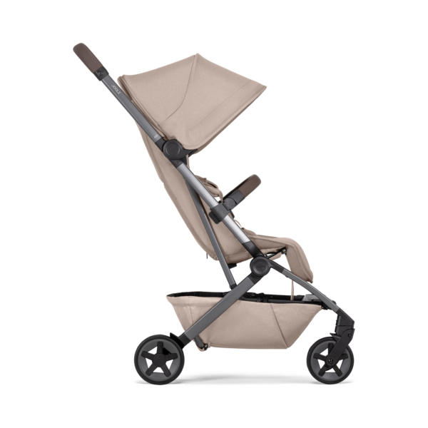 Joolz Aer2 Compact Stroller with Bumper Bar - Sandy Taupe/Mid Brown