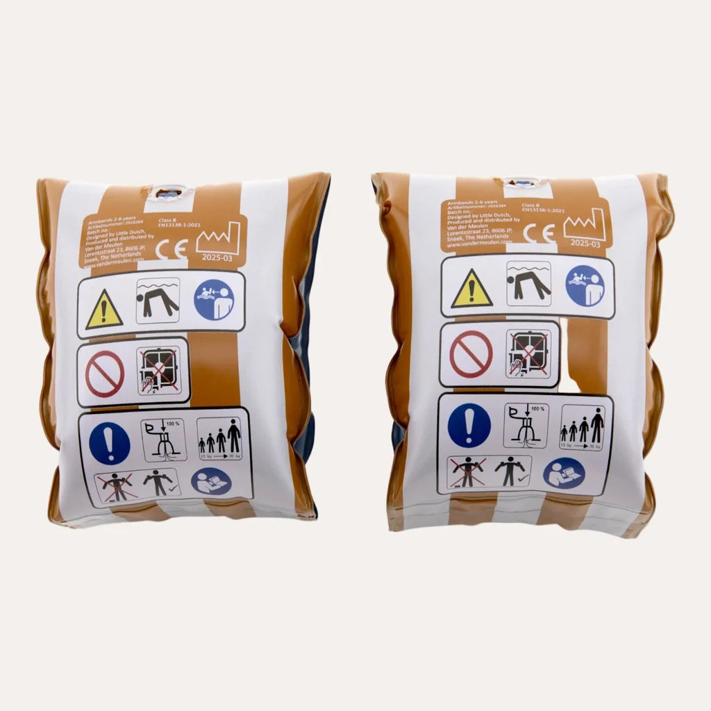 Little Dutch Swimming Armbands - Ocean World Brown