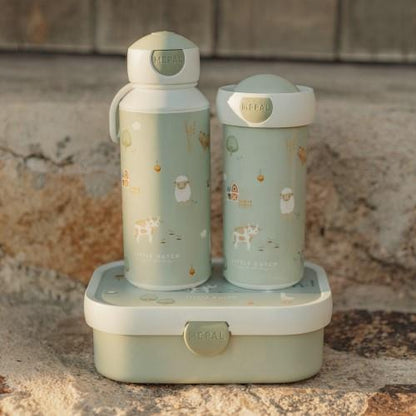 Little Dutch Pop Up Drinking Bottle - Farm