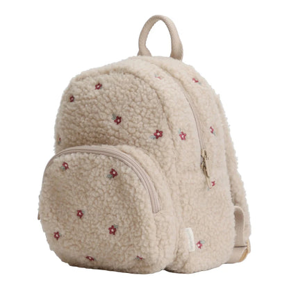 Little Dutch Teddy Backpack - Sand Flowers