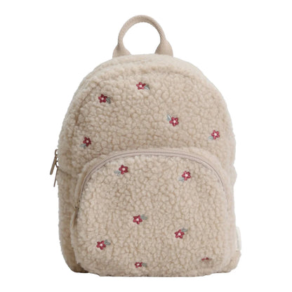 Little Dutch Teddy Backpack - Sand Flowers