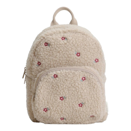 Little Dutch Teddy Backpack - Sand Flowers