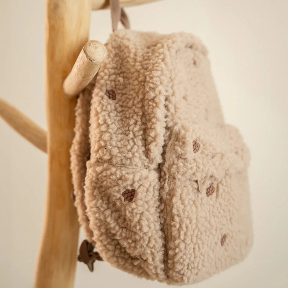 Little Dutch Teddy Backpack - Taupe