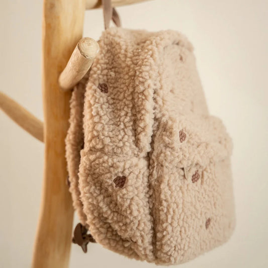 Little Dutch Teddy Backpack - Taupe