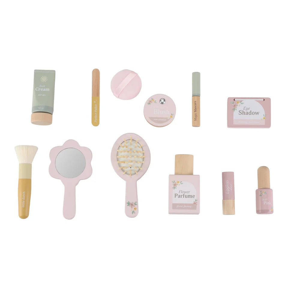 Little Dutch Wooden Beautycase Makeup Set