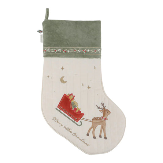 Little Dutch Christmas Stocking with Embroidery