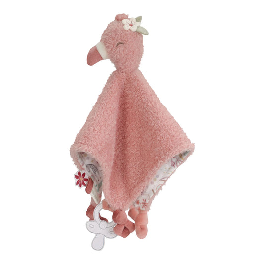 Little Dutch Cuddle Cloth - Safari Friends Flamingo