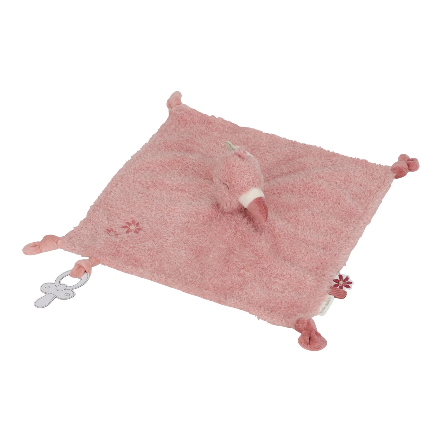 Little Dutch Cuddle Cloth - Safari Friends Flamingo