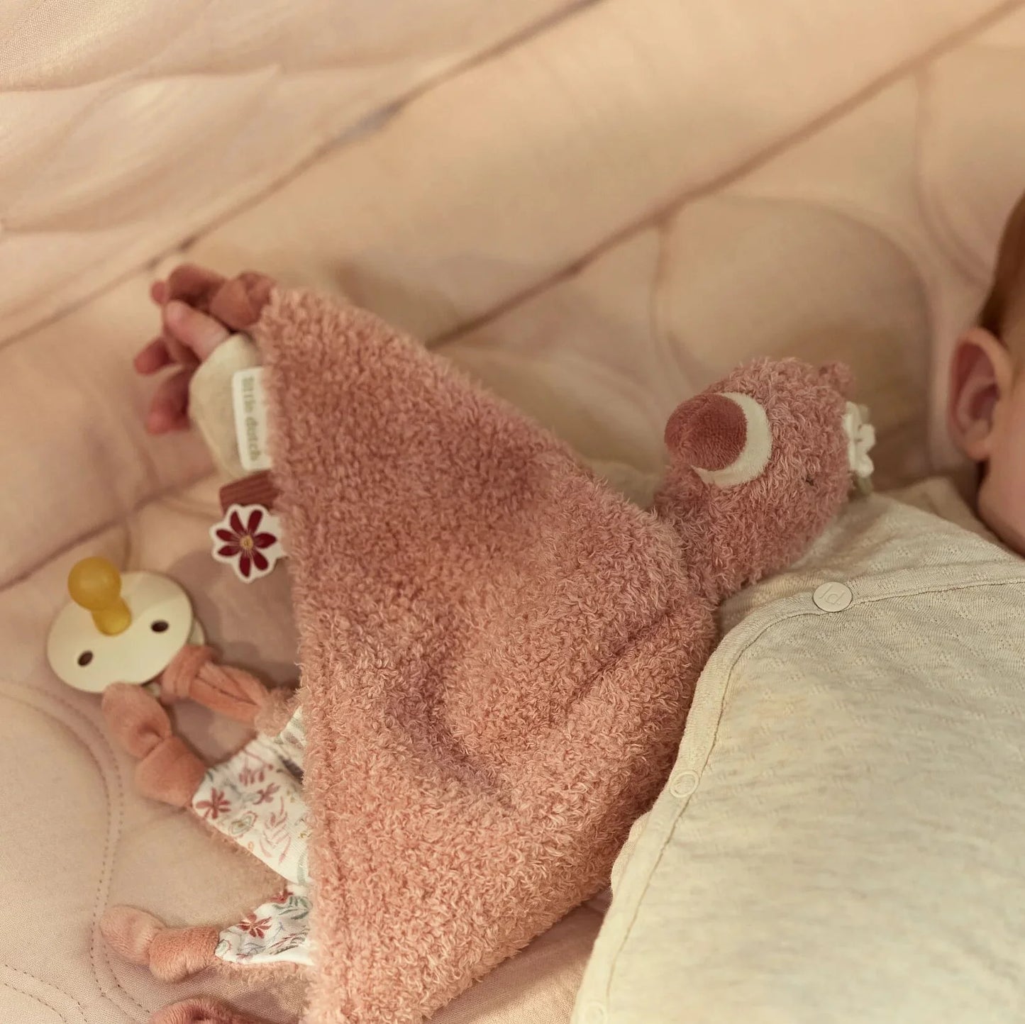 Little Dutch Cuddle Cloth - Safari Friends Flamingo