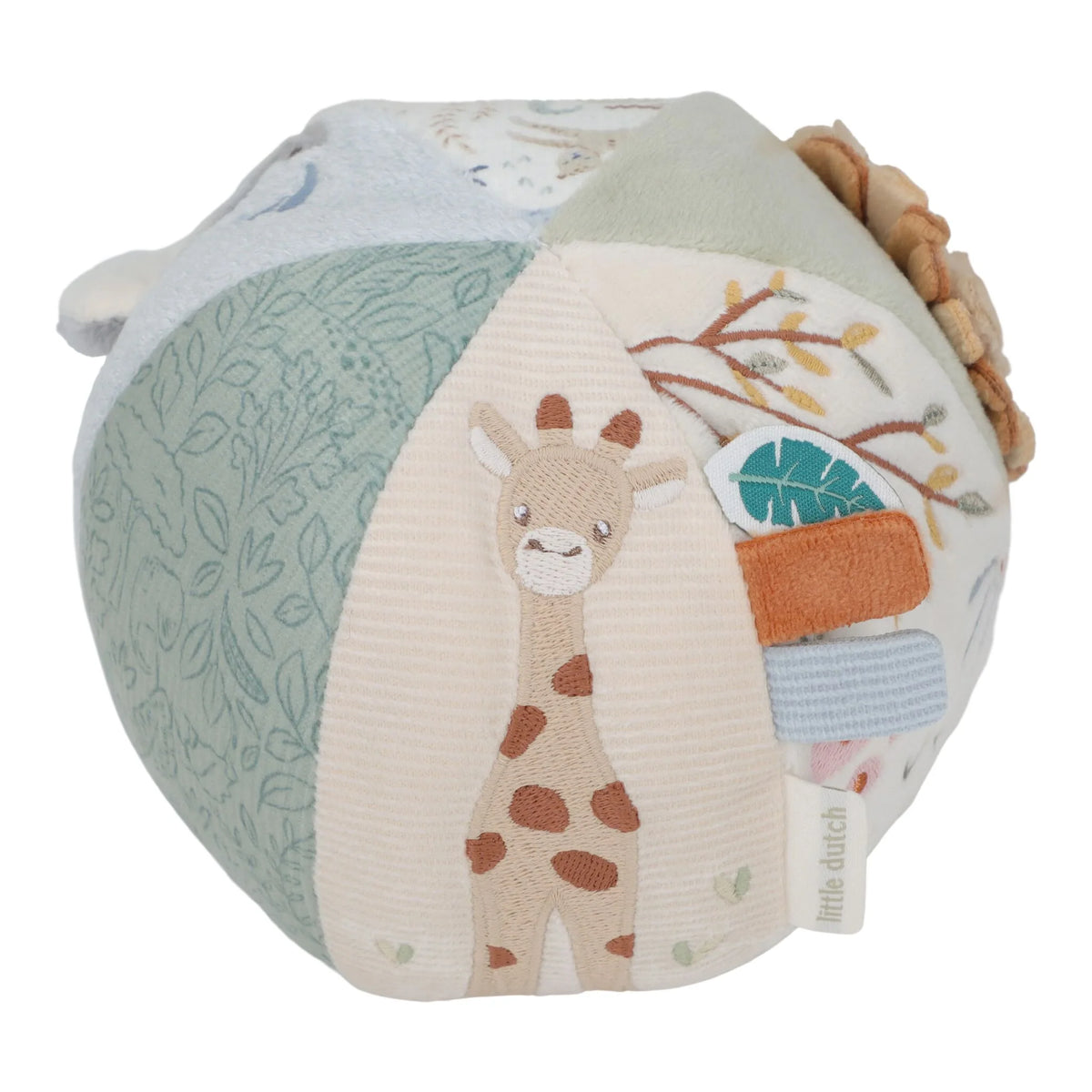Little Dutch Soft Activity Ball - Safari Friends