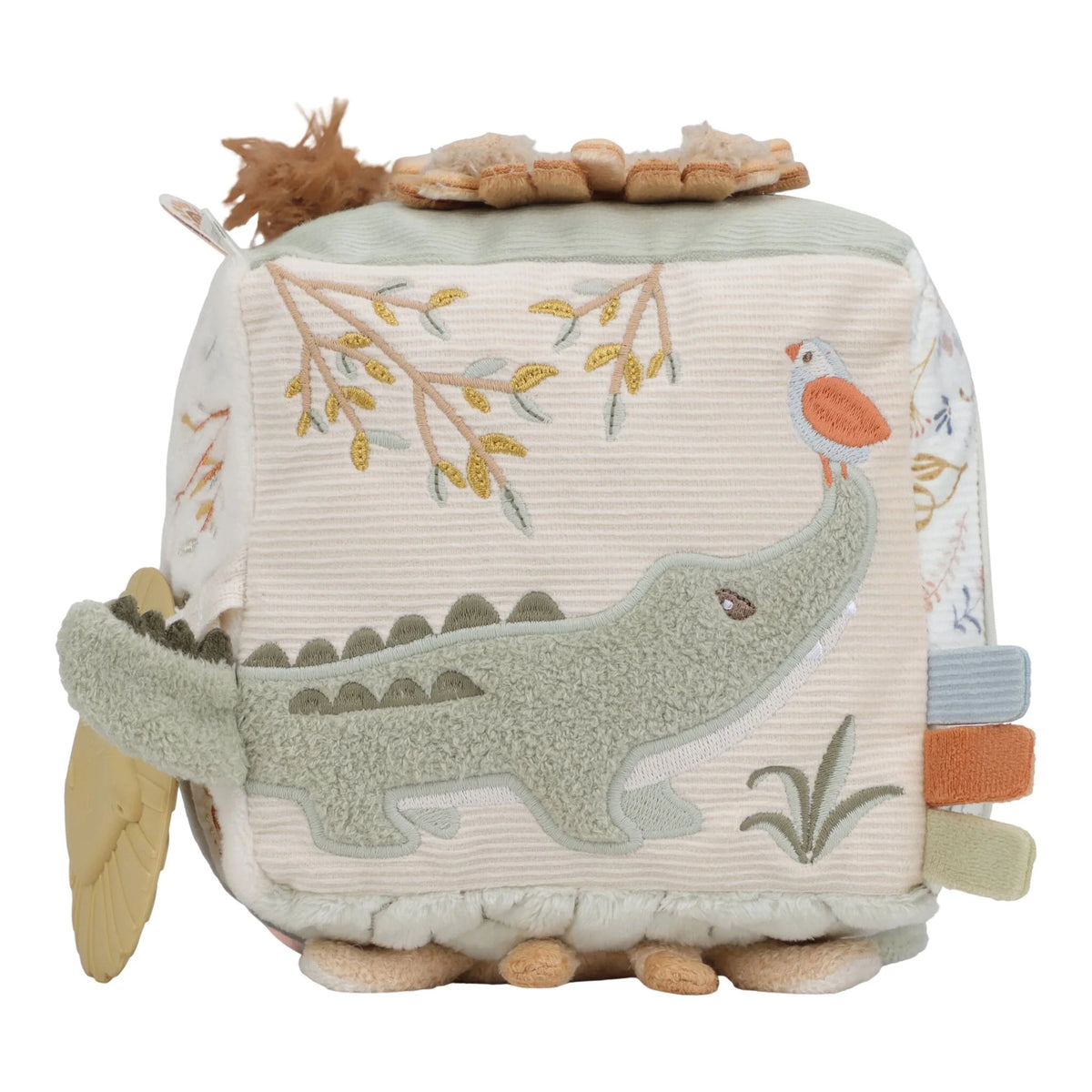 Little Dutch Soft Activity Cube - Safari Friends